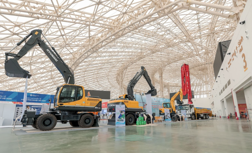 Những cỗ máy khổng lồ quen thuộc với ngành xây dựng của Hyundai