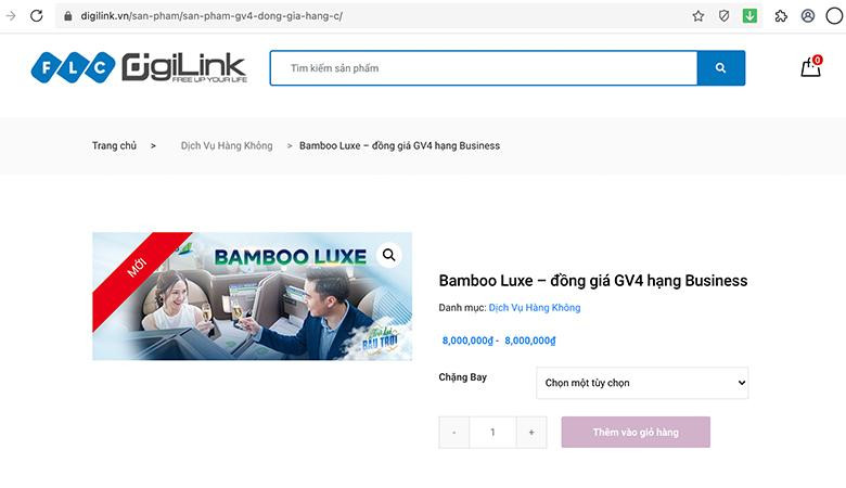 Bamboo Luxe – Gói vé đồng giá hạng Thương gia chỉ từ 2 triệu đồng/vé Bamboo Luxe – Gói vé đồng giá hạng Thương gia chỉ từ 2 triệu đồng/vé