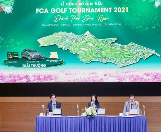 Họp báo công bố giải FCA Golf Tournament 2021