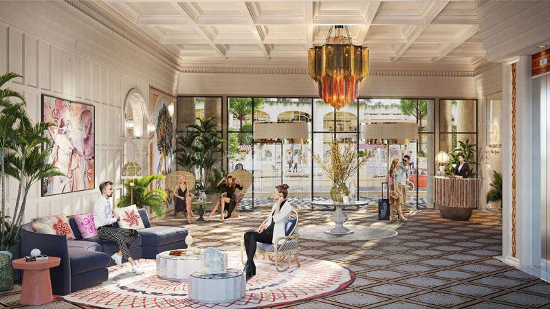 Sảnh tòa tháp The Sea với tiêu chuẩn như một khách sạn 5 sao (Ảnh phối cảnh minh họa) Sảnh tòa tháp The Sea với tiêu chuẩn như một khách sạn 5 sao (Ảnh phối cảnh minh họa)