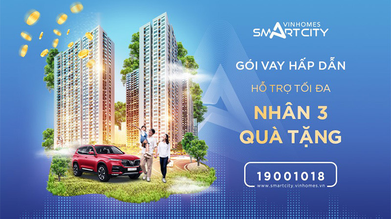 Sở hữu nhà Vinhomes Smart City chỉ từ 510 triệu đồng cùng ưu đãi Bộ ba nhà – xe – nội thất hoàn hảo