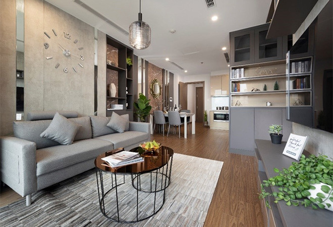 Nội thất sang trọng, sánh ngang các khách sạn 5 sao