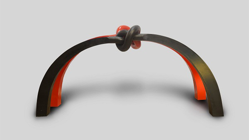 Tác phẩm “Đỏ và đen” (2020) của nghệ sĩ Hoàng Tường Minh Tác phẩm “Đỏ và đen” (2020) của nghệ sĩ Hoàng Tường Minh