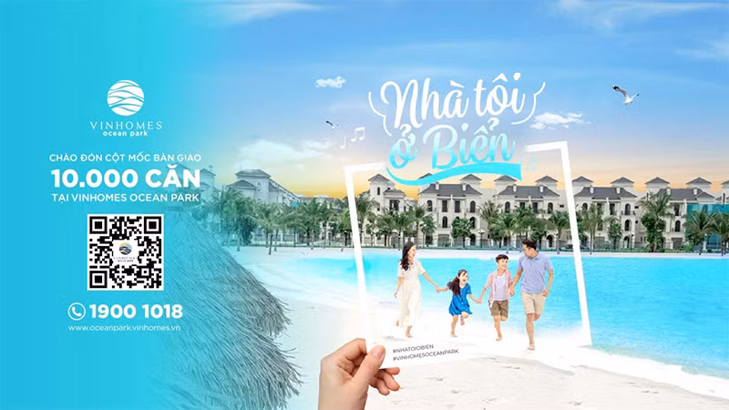 Hashtag #Nhà tôi ở biển được nhiều người nổi tiếng và cộng đồng cư dân chia sẻ mạnh mẽ trên MXH suốt thời gian qua.