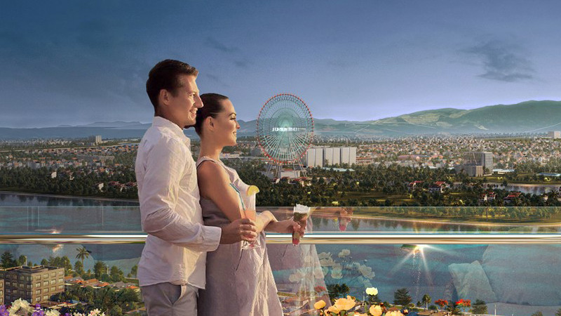 Đà Nẵng hướng tới là thành phố biển đáng sống đẳng cấp khu vực châu Á. Ảnh phối cảnh minh họa Sun Group