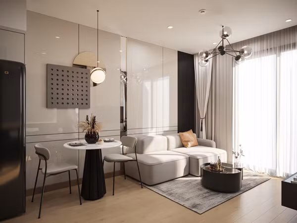 Ảnh phối cảnh căn hộ mẫu tại The Metropolitan