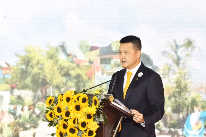 Ông Đặng Minh Trường, Chủ tịch HĐQT Tập đoàn Sun Group phát biểu. Ông Đặng Minh Trường, Chủ tịch HĐQT Tập đoàn Sun Group phát biểu.