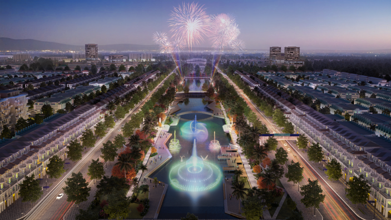 Các trục đại lộ, quảng trường bắn pháo hoa… là điểm nhấn chính của dự án. Các trục đại lộ, quảng trường bắn pháo hoa… là điểm nhấn chính của dự án.