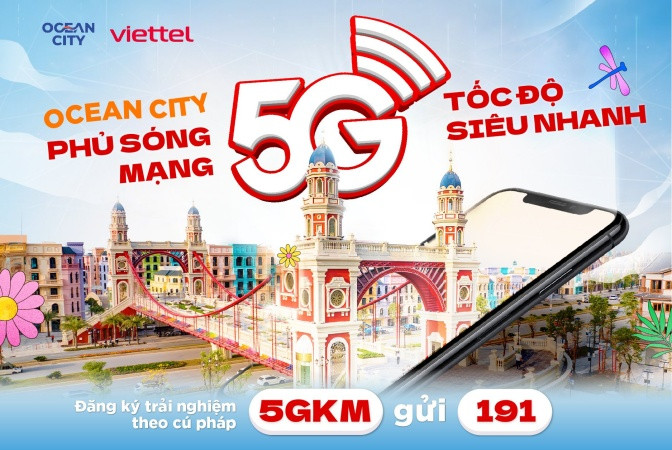 Cư dân và du khách có thể trải nghiệm mạng 5G tốc độ siêu nhanh chỉ với 1 tin nhắn Cư dân và du khách có thể trải nghiệm mạng 5G tốc độ siêu nhanh chỉ với 1 tin nhắn