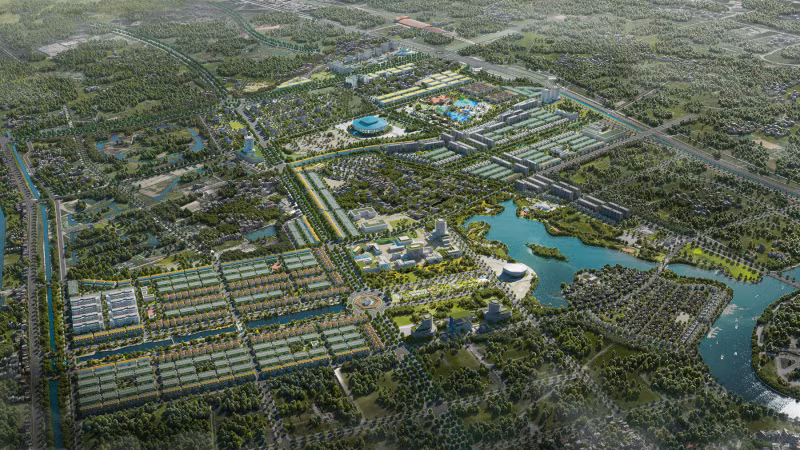 Phối cảnh minh họa Tổ hợp dự án Khu đô thị mới Bắc Châu Giang, không gian đáng sống mới tại Hà Nam. Phối cảnh minh họa Tổ hợp dự án Khu đô thị mới Bắc Châu Giang, không gian đáng sống mới tại Hà Nam.
