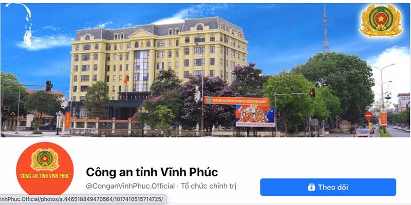 Trang Fanpage của Công an tỉnh Vĩnh Phúc bị kẻ xấu tấn công đã được ngăn chặn kịp thời và kiểm soát, bảo mật thông tin Trang Fanpage của Công an tỉnh Vĩnh Phúc bị kẻ xấu tấn công đã được ngăn chặn kịp thời và kiểm soát, bảo mật thông tin