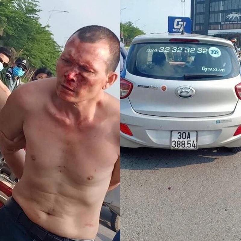 Đối tượng gây ra vụ cướp taxi bị khống chế, bắt giữ ngay tại chỗ