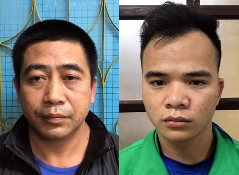 Các đối tượng Kiên và Vui đang bị tạm giữ hình sự để phục vụ công tác điều tra