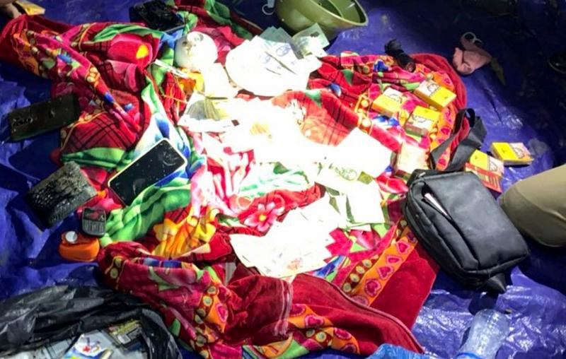 Hiện trường "xới bạc" Hiện trường "xới bạc"