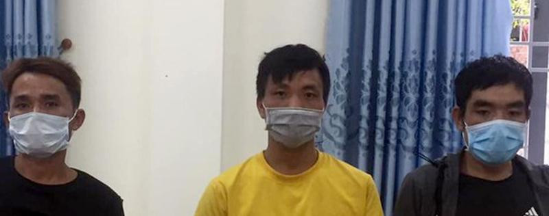 Các đối tượng Xón, Thìn và Dũng Các đối tượng Xón, Thìn và Dũng