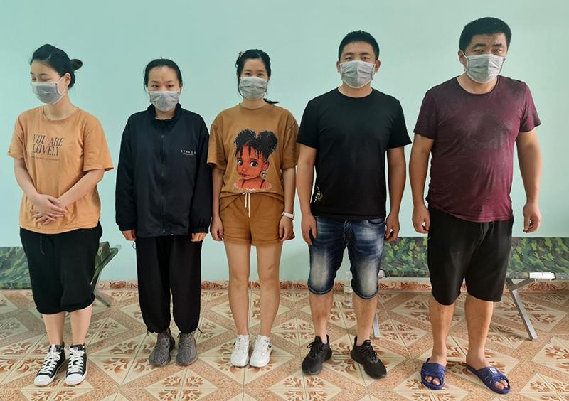 Nhóm đối tượng người Trung Quốc nhập cảnh trái phép vào VIệt Nam bị Công an tỉnh Quảng Ninh bắt giữ