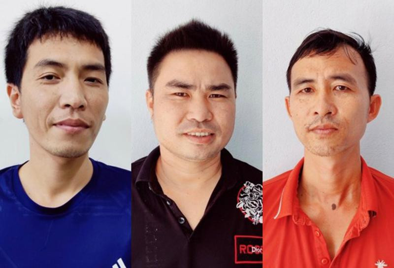 Các đối tượng trong đường dây cá độ bóng đá bị cơ quan Công an bắt giữ để phục vụ công tác điều tra