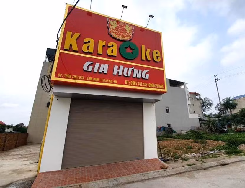 Quán Karoke Gia Hưng nơi xảy ra vụ việc