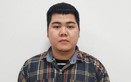 Đối tượng Tú tại cơ quan Công an Đối tượng Tú tại cơ quan Công an