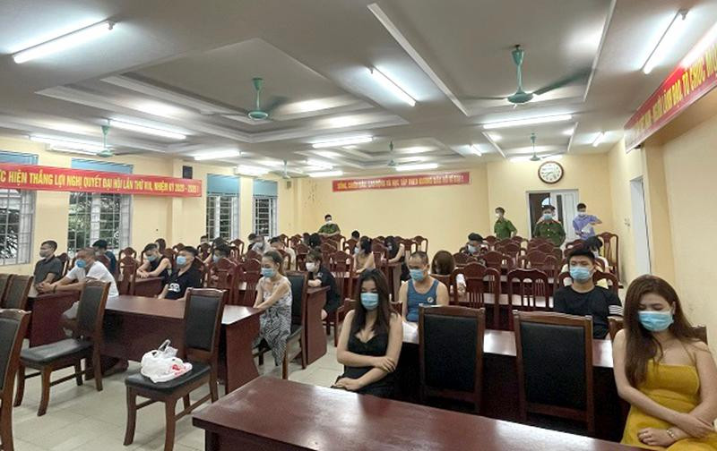 Qua test nhanh, 25/29 đối tượng dương tính với ma tuý