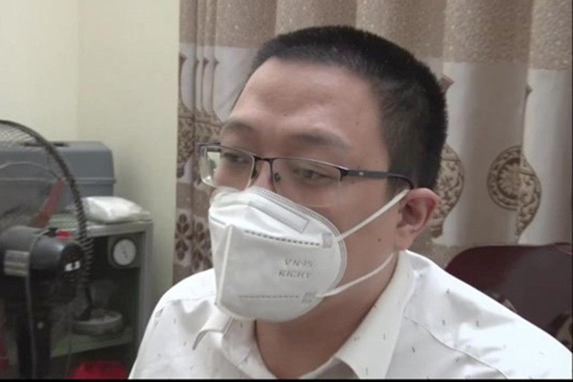 Lưu Ngọc Hiền tại cơ quan Công an