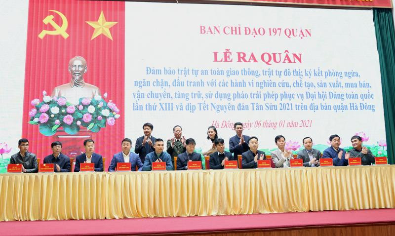 Chủ tịch UBND các phường ký cam kết