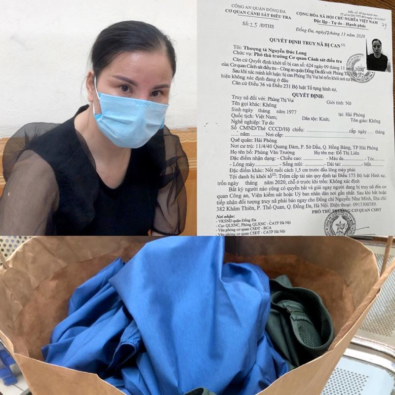 Đối tượng Vui và tang vật