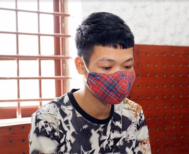 Đối tượng Lương Xuân Cương bị bắt giữ sau vài giờ gây án rồi bỏ trốn