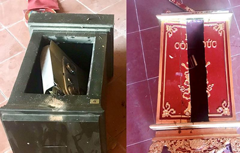 Nhóm đối tượng vào đập, phá két sắt và hòm công đức tại các đình, chùa trên địa bàn Can Lộc và TX Hồng Lĩnh để trộm cắp tiền Nhóm đối tượng vào đập, phá két sắt và hòm công đức tại các đình, chùa trên địa bàn Can Lộc và TX Hồng Lĩnh để trộm cắp tiền