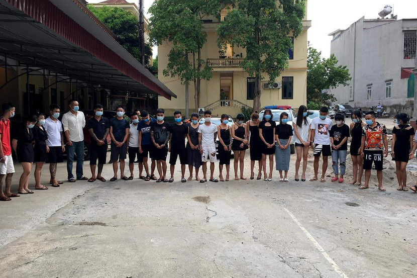 Qua test nhanh có 29/30 đối tượng dương tính với ma tuý Qua test nhanh có 29/30 đối tượng dương tính với ma tuý