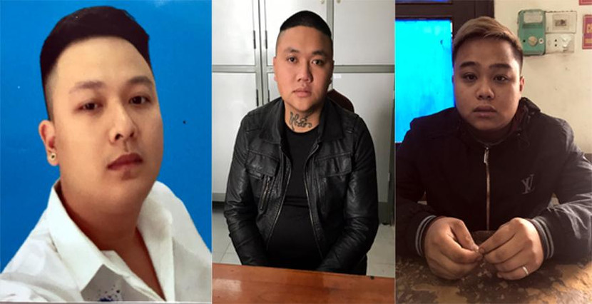 Các đối tượng trong ổ nhóm cho vay nặng lãi do Hùng cầm đầu bị bắt giữ