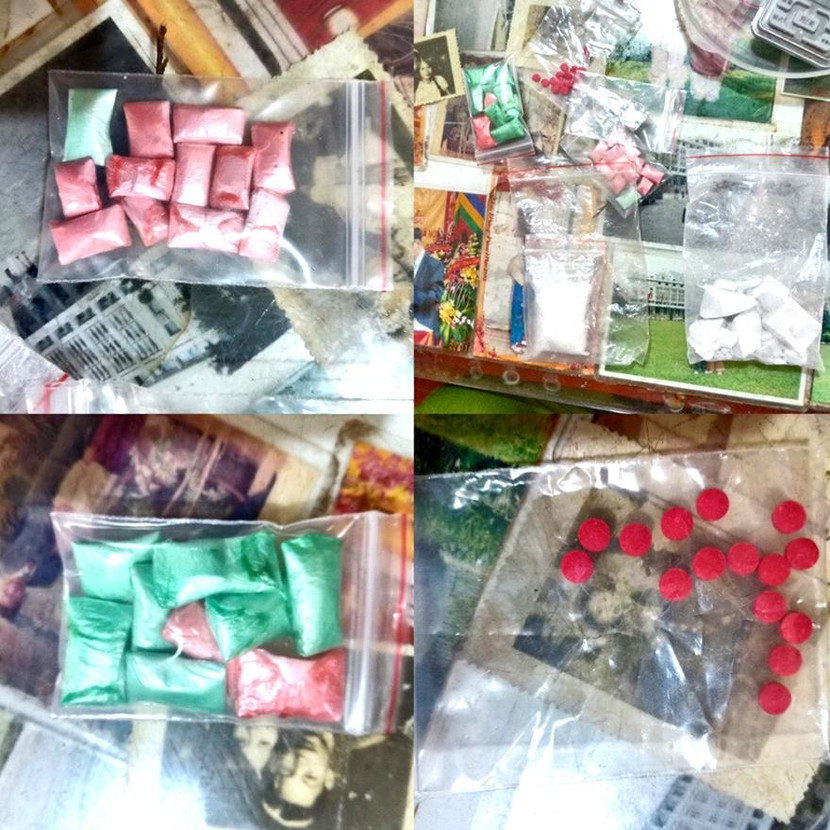 Một lượng lớn ma tuý cơ quan chức năng thu giữ tại chỗ và qua hoạt động khám xét khẩn cấp nơi ở của Sơn