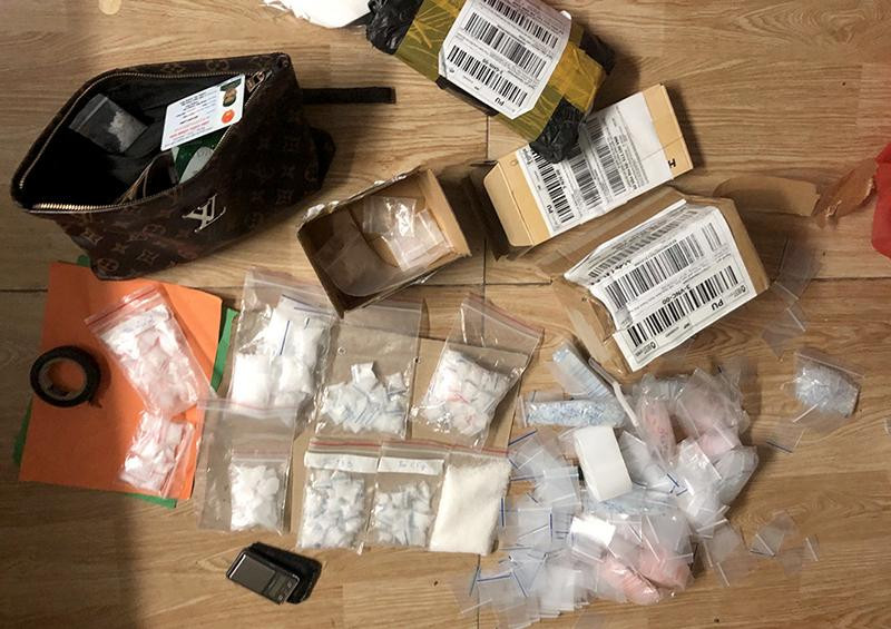 Tang vật cơ quan Công an thu giữ của nhóm đối tượng