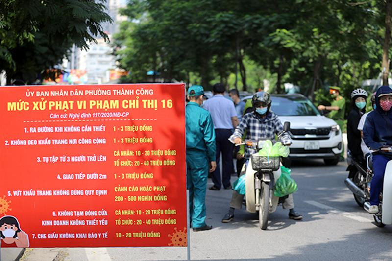 Chốt kiểm soát, phòng chống dịch bệnh tại địa bàn phường Thành Công Chốt kiểm soát, phòng chống dịch bệnh tại địa bàn phường Thành Công