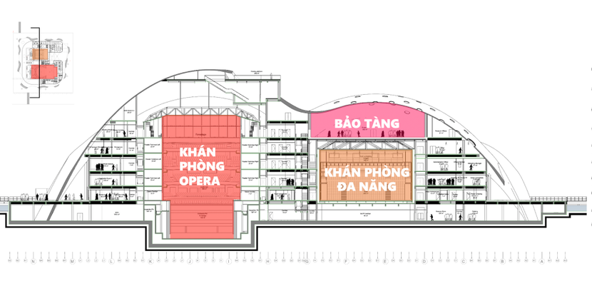 Nhà hát Opera Hà Nội sẽ có hai khán phòng lớn