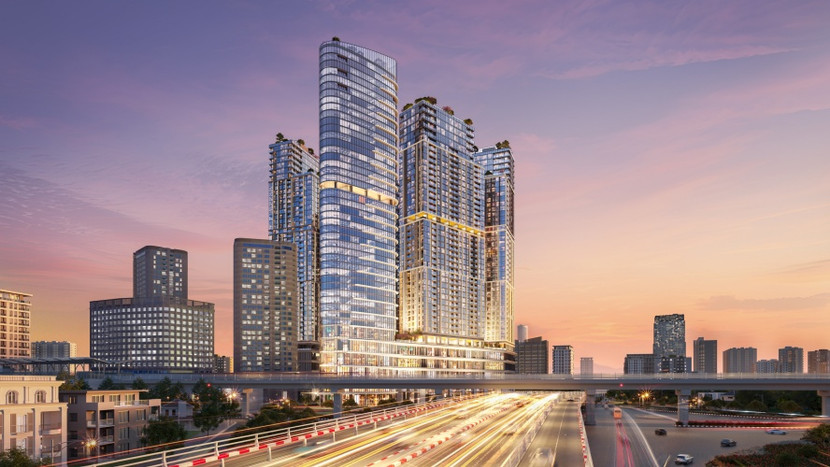 Sun Feliza Suites tọa lạc tại tâm điểm giao thoa hạ tầng, giao thông và tiện ích của Thủ đô. (Ảnh: Sun Property)