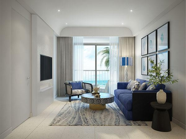 Căn hộ The Hill được bàn giao nội thất hoàn thiện với phong cách trang nhã