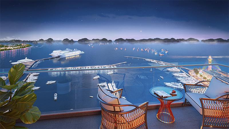 Ban công triệu đô của Sun Marina Town. Ban công triệu đô của Sun Marina Town.