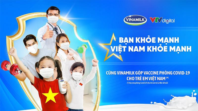 Với hoạt động đầu tiên của chiến dịch, Vinamilk sẽ góp 10 tỷ đồng để mua Vaccine phòng Covid-19 cho trẻ em Việt Nam