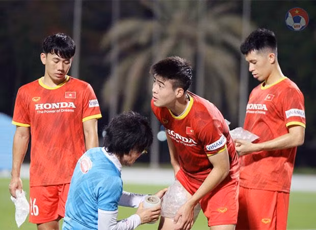 Các cầu thủ được Ban huấn luyện chăm sóc kỹ lưỡng để có phong độ tốt nhất tại vòng loại World Cup 2022