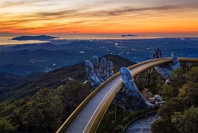 Cầu Vàng Sun World Ba Na Hills