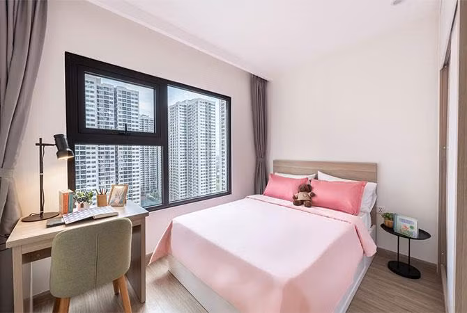 Phòng ngủ dễ thương cho các bé, phù hợp với gia đình khách thuê có con nhỏ. Khách hàng có thể "lên đồ" cho căn phòng đúng như nội thất của An Cường một cách dễ dàng, không mất thêm quá nhiều chi phí (ảnh mang tính minh họa)