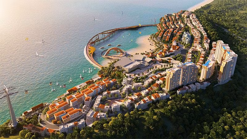 Phân khu The Hill - Sun Grand City Hillside Residence gồm 4 tòa cao ốc trên đỉnh đồi