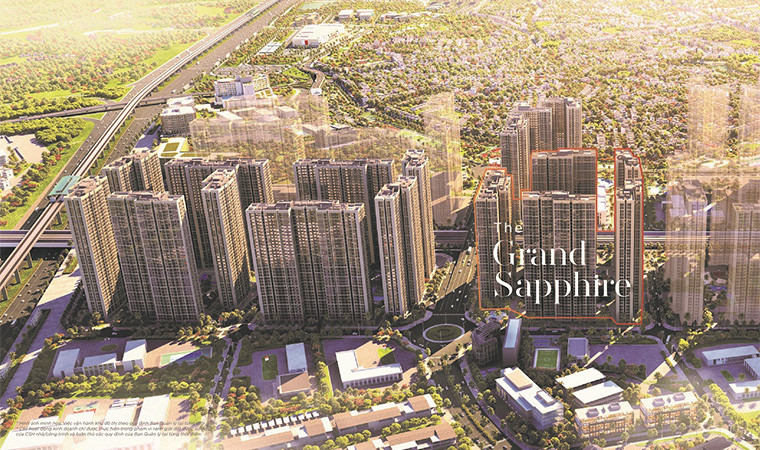 Grand Sapphire 2 trở thành tâm điểm sôi động khi thừa hưởng trọn vẹn những giá trị từ vị trí đắc địa của Vinhomes Smart City