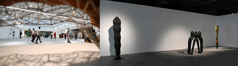 Các tác phẩm (theo thứ tự từ trái sang): Không gian tâm tưởng, Vẫy vùng của Thái Nhật Minh, Cao ốc của Nguyễn Hoài Huyền Vũ Các tác phẩm (theo thứ tự từ trái sang): Không gian tâm tưởng, Vẫy vùng của Thái Nhật Minh, Cao ốc của Nguyễn Hoài Huyền Vũ