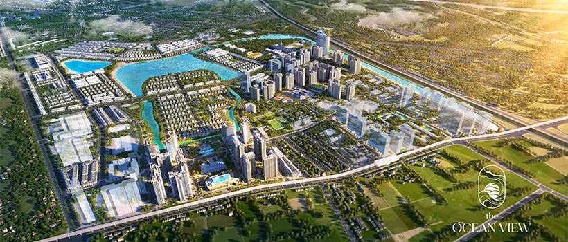 Tòa P1 trong lòng “quận Ocean” sở hữu vị trí trung tâm đô thị hiện đại,sôi động bậc nhất phía Đông Hà Nội trong tương lai