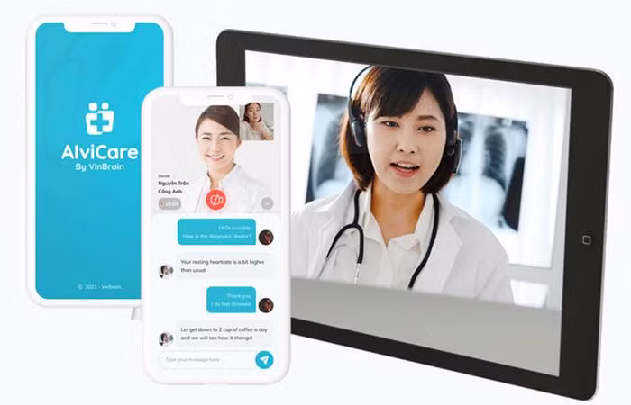 Ứng dụng AiviCare với công nghệ lõi là trí tuệ nhân tạo do VinBrain phát triển hỗ trợ tầm soát ung thư vú