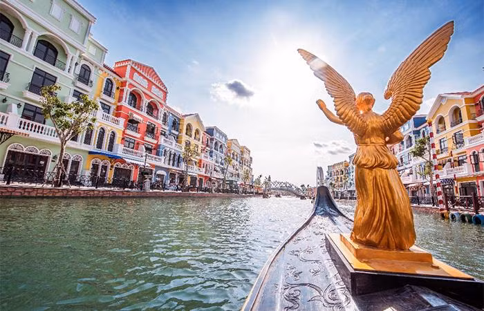 Con thuyền Gondola trứ danh đã xuất hiện tại đảo Ngọc