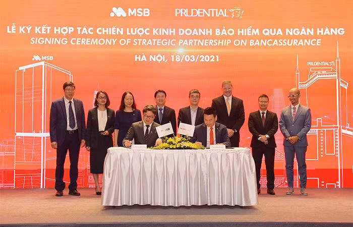 Prudential Việt Nam và MSB chính thức ký kết gia hạn và mở rộng quan hệ hợp tác