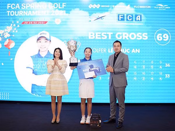 Golfer trẻ Lê Chúc An lên ngôi vô địch FCA Spring Golf Tournament